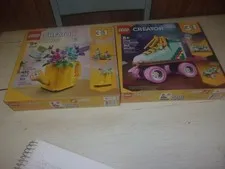 LEGO WATERING CAN & RETRO ROLLERSKATE NIB