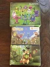 3 Unopened Boxes Of Lego Type Monster Bricks Etc