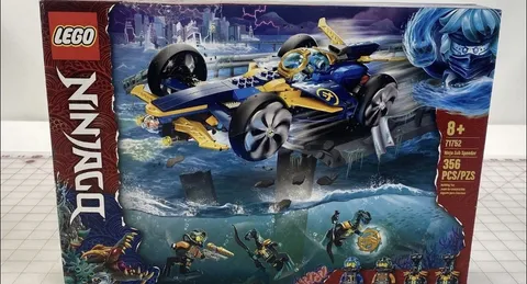 LEGO Ninjago Ninja Sub Speeder Set #71752 ~Toy Building Kit ~356 Pcs ~New Sealed