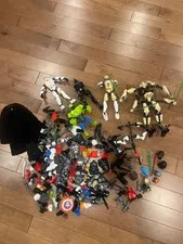 LEGO BIONICLE Bulk Lot Loose Pieces includes, Bionicle,Star Wars marvel