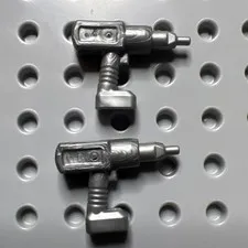 LEGO 11402b Flat Silver Cordless Electric Impact Drill Racing 2pcs
