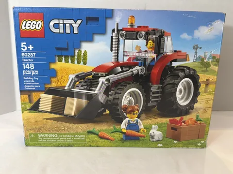 Lego City: Farm - Tractor - Set #60287 - New In Sealed, Damaged Box - 2021