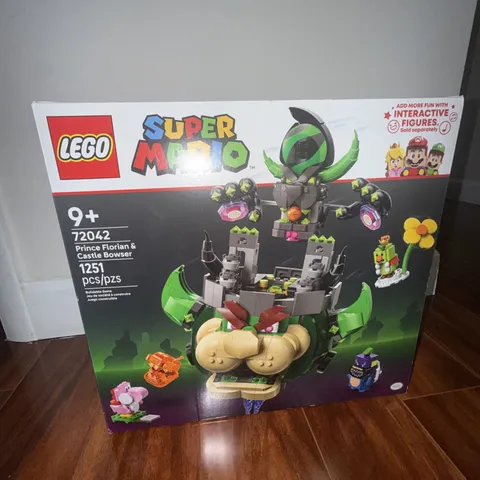 LEGO 72042 Super Mario Prince Florian & Castle Bowser Complete Set New Unopened 