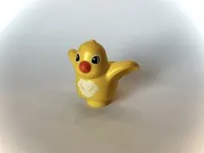 Lego Duplo Building Block Toy Figure Animal YELLOW BIRD White Chest