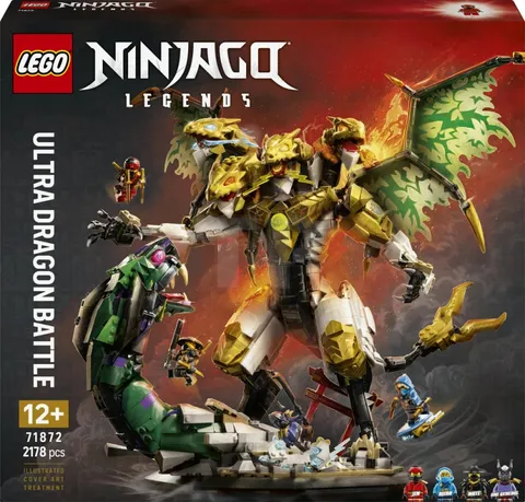 LEGO NINJAGO Ultra Dragon Battle 71872 Building Set 4 Minifigures 2,178 Pieces