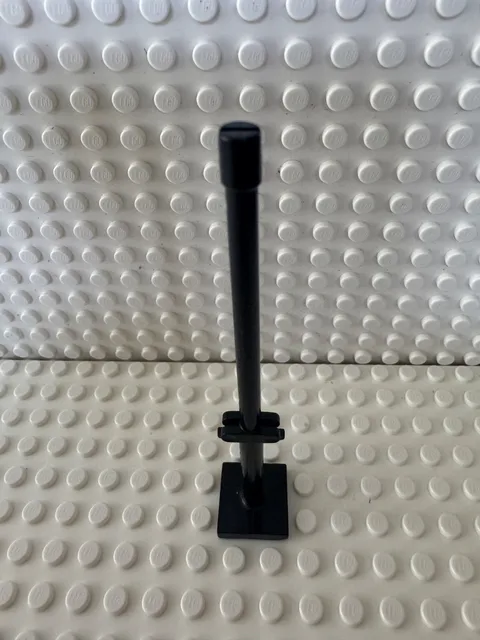 LEGO Boat, Mast 2x2x9 2/3 Bar w Slot on Top and 2 Finger Hinge on Two Side 4318