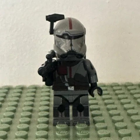 LEGO Star Wars Clone Trooper Minifigure w/ Helmet & Blaster, Plastic