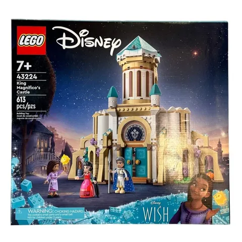LEGO Disney Wish: King Magnifico's Castle 43224 Building Toy Set, Collectible