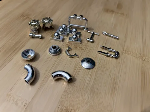 Lego Vintage Chrome Pieces From The 90s Piece Number 70942