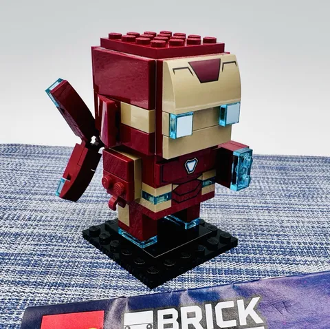 Lego 41604 Iron Man MK50 BrickHeadz Marvel Avengers Complete w/Manual No Box