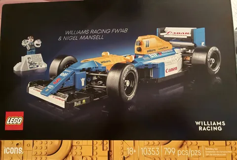 LEGO Icons Williams Racing FW14B & Nigel Mansell Model Car Set