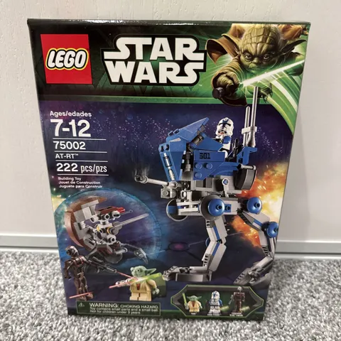 LEGO Star Wars 75002 AT-RT vehicle + Yoda Clone Trooper SEALED NEW RETIRED set