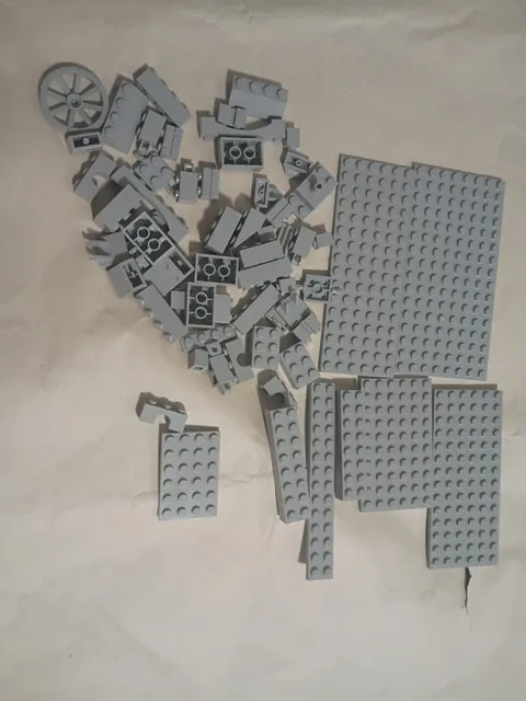 Lego Gray Pieces Lot 5 Oz