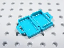LEGO Bright Bluish Green Suitcase Briefcase Accessory Minifig BU