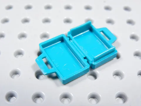 LEGO Bright Bluish Green Suitcase Briefcase Accessory Minifig BU