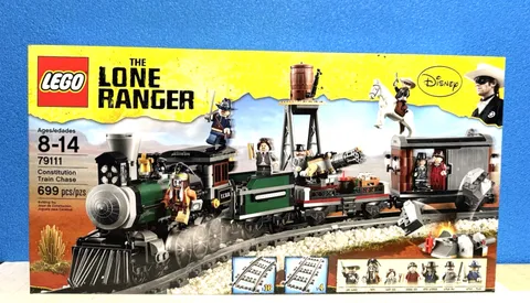 LEGO The Lone Ranger Constitution Train Chase 79111 Western Movie Tonto *NEW*