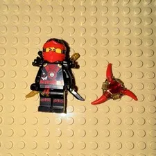 LEGO NINJAGO Kai deepstone armor Red/Black with Swords and aeroblade