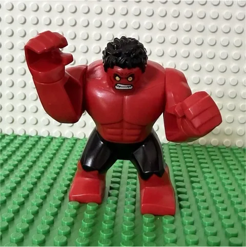 LEGO Red Hulk Bigfig Minifigure Red & Black 