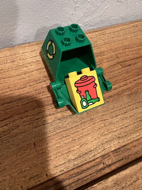 LEGO DUPLO 2613 Refuse Truck Garbage Truck 1990 Replacement Parts Set