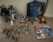 Lot Of Lego Chima Sets, Minifigures & Manuals