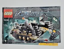 LEGO Ultra Agents 70161 Tremor Track Infiltration Instruction Manual Only!