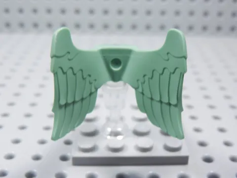 LEGO Sand Green Wings w/ Neck Bracket Angel Minifig AC