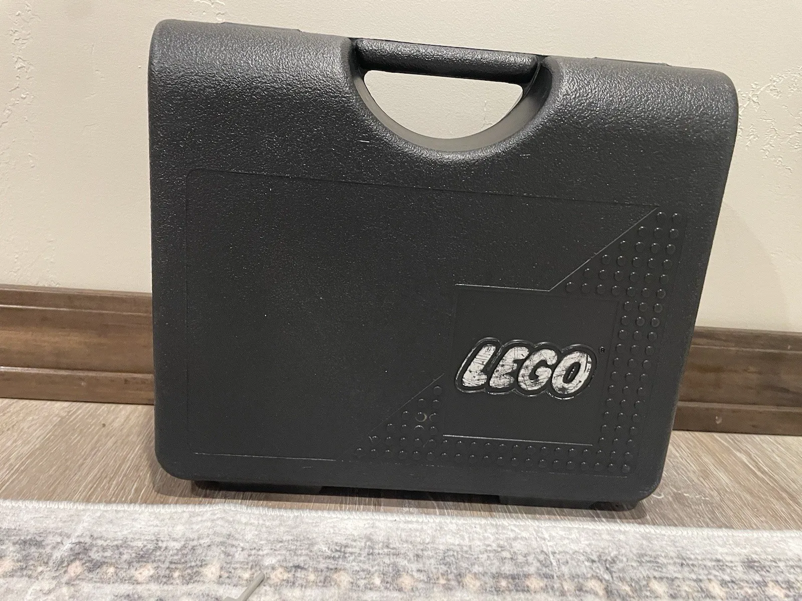 Lego Storage Case (1997) - Black With Silver Accent