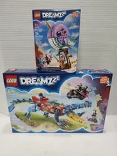 Lego Dreamzzz Lot Crocodile Car 71458 Izzies Narwhal Hot Air Balloon 71472 Toy