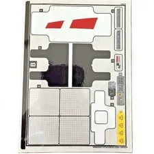 new LEGO Sticker Sheet #2 from Liebherr R 9800 set 42100