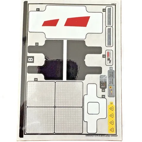 new LEGO Sticker Sheet #2 from Liebherr R 9800 set 42100