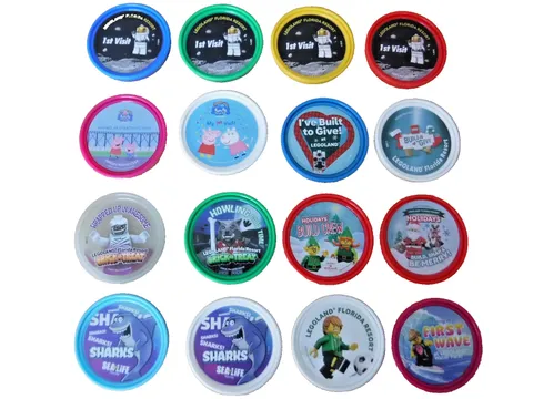 legoland Pop Badges  16 pop badges