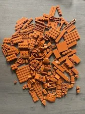 LEGO Dark Orange Bulk 200 Pieces Brick Plate Slope Specialty Star Wars Ninjago
