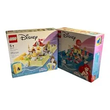 LEGO 43176 43177 Disney Princess: Belle's & Ariel’s Storybook Adventures SEALED