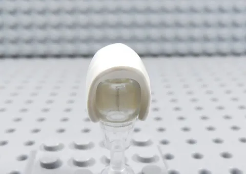 LEGO White Smooth Hood Headgear Accessory Minifig BJ
