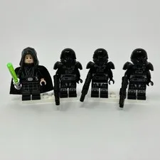 Lego Lot All 4 Set 75324 Minifigure Dark Trooper Attack Luke Skywalker Weapons