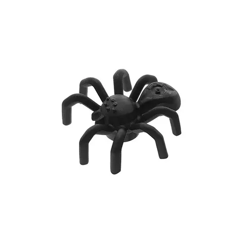 LEGO 10x Black Spider with Elongated Abdomen inv.606
