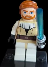 Lego Obi-Wan Kenobi sw0197 Minifigure from 7931, Retired. M01