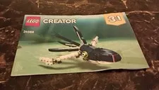 Lego Creator 3 in 1 Booklets: -31058, 31088✨