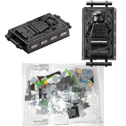 LEGO Han Solo in carbonite minifigure (NEW) SW 8097 9516 75060 75137 75222 75243