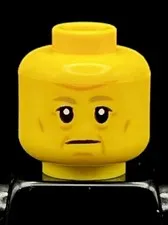 Lego Star Wars Luthen Rael Misprint Minifigure Head Rare Factory Prototype Error