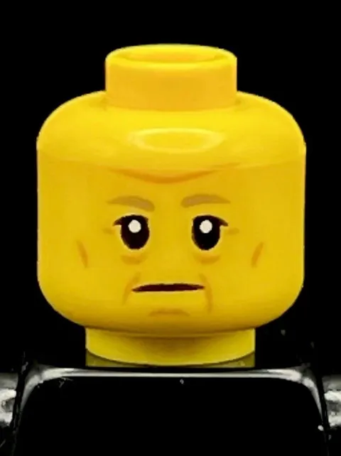 Lego Star Wars Luthen Rael Misprint Minifigure Head Rare Factory Prototype Error