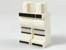 LEGO® Part 970c00pb0710 - Hips and Legs with Black Belt