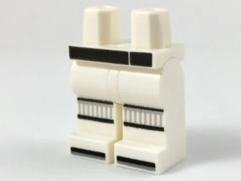 LEGO® Part 970c00pb0710 - Hips and Legs with Black Belt