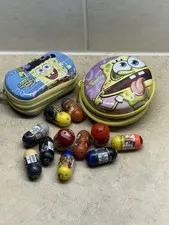 Lot Of Mighty Beans And SpongeBob Cases