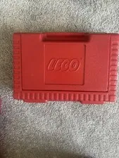Vintage 1984 LEGO - Red Hard Plastic - Portable Carrying Storage Case Box