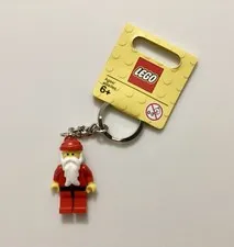 LEGO 850150 CHRISTMAS SANTA CLAUS MINIFIGURE KEYCHAIN *NEW WITH TAG*