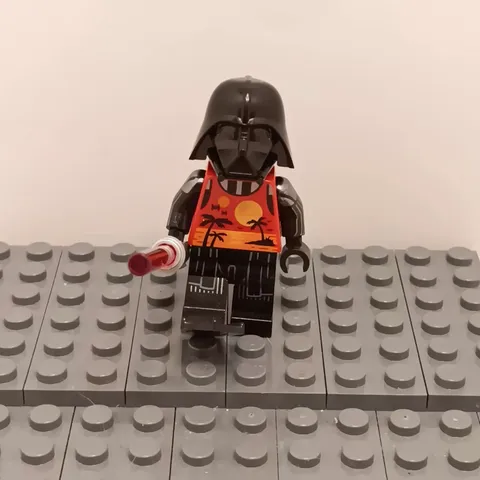 Lego Star Wars Beach Darth Vader Minifigure sw1239 With Lightsaber