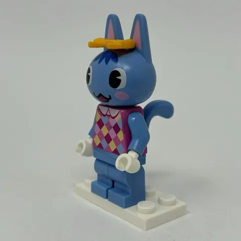 Lego Rosie Minifigure Blue Cat Bow Tail 77050 House Animal Crossing ACNH ani002