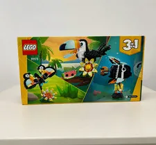 Used lEGO Creator 3 in 1 Wild Animals Tropical Toucan 31173