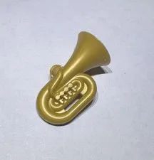 Lego Warm Gold Music Instrument Tuba Horn Musical New 71052 City Band 